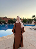 Luxury Textured Draped Abaya
